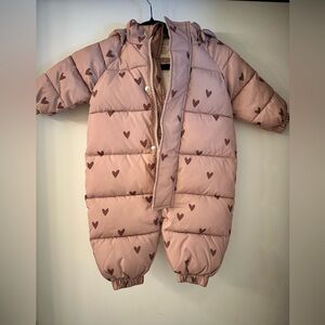 Rylee and Cru 3-6 months baby girl snowsuit